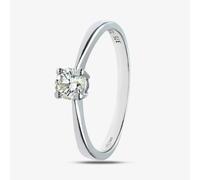 T. H. Baker 9ct White Gold 0.33ct Solitaire Diamond Ring PR04306W9JPK - P