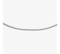 9ct White Gold 41cm Diamond-Cut Curb Chain 5.13.0023-41
