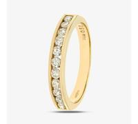 T. H. Baker 9ct Yellow Gold 0.50ct Diamond Channel Set Half Eternity Ring PR03633Y - 49 (J)