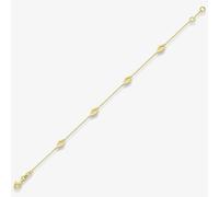 T. H. Baker 9ct Yellow Gold 7.5-Inch Kite Motif Bracelet CA034-07