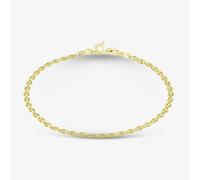 T. H. Baker 9ct Yellow Gold Diamond Cut Forzatina Chain Bracelet 1.29.0061