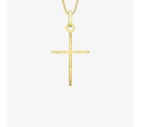 T. H. Baker 9ct Yellow Gold Fancy Cross Pendant Necklace 1.64.2581