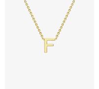 T. H. Baker 9ct Yellow Gold Mini Initial F Necklace 1.19.0155