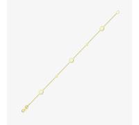 T. H. Baker 9ct Yellow Gold Multi Circle Flower Bracelet 111125147615