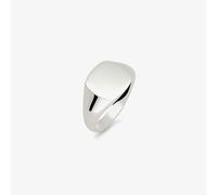 T. H. Baker Argentium Maidens Cushion Light Signet Ring M RG- LGT