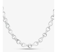 T. H. Baker Argentium Silver 18 Inch Bolt Style Link Chain ARG-943023-18