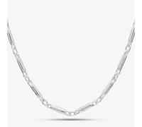 T. H. Baker Argentium Silver 18 Inch Tube Bar Chain ARG-943014-18