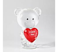 T. H. Baker Crystocraft Crystal Bear I Love You Gift SP3642