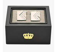 T. H. Baker Harvey Makin Chevron Square Cufflinks HM2388