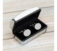 T. H. Baker Harvey Makin Oval Cufflinks In Engraveable Box CL284