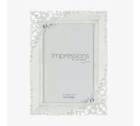 T. H. Baker Impressions Cream Metal 4x6 Inch Photo Frame FS18546