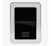 T. H. Baker Impressions Silver Plated Round Edge 4x6 Inch Photo Frame FS104146