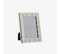 T. H. Baker Impressions Silver Plated Tile Pattern 4x6 Photo Frame FS21446