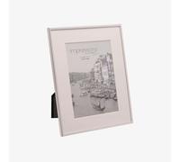 T. H. Baker Impressions Silver Plated White Boarder 5x7 Inch Photo Frame FS16057