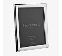 T. H. Baker Impressions Silver Textured Wave Photo Frame 5X7 FS135657