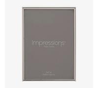 T. H. Baker Impressions Silver Thin Oblong Photo Frame 5X7 8158