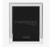 T. H. Baker Impressions Silverplated Flat Edge 6x8 Inch Photo Frame 362068S