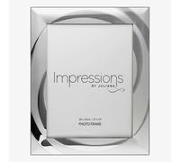 T. H. Baker Impressions Silverplated Two Tone Swirl 8x10 Inch Photo Frame FS100780