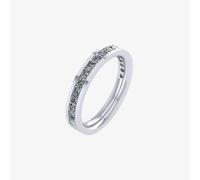 T. H. Baker Platinum 0.75ct Carre-Cut Diamond Half-Eternity Ring (M) HETRC1301