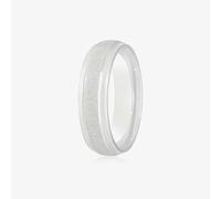 T. H. Baker Platinum 6mm Frosted Court Ring 6LMC-PT(DC143) M