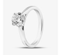 T. H. Baker Platinum Certified Lab Grown 1.01ct Brilliant Cut Diamond Solitaire Ring 015MT-P002