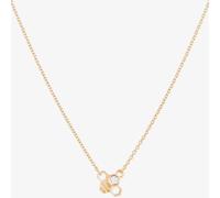 T. H. Baker Rose Gold Plated Cubic Zirconia Tiny Bee Necklace BF1-RGP-CZ