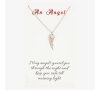 T. H. Baker Sentiments An Angel... Openwork Wing Pendant 15351