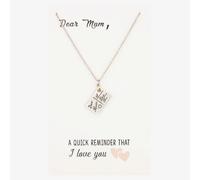 T. H. Baker Sentiments Dear Mum I Love you Postcard Pendant 12272