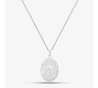 T. H. Baker Sterling Silver Oval St Christopher Pendant P30-8046-SC1518