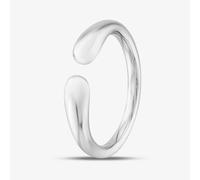 T. H. Baker Sterling Silver Plain Open Torque Ring SR07844A - S