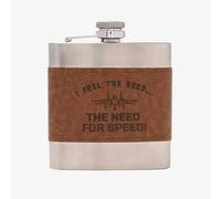 T. H. Baker Top Gun Metal Hip Flask 6Oz Accessory PM103