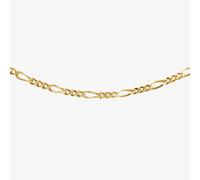T.H.Baker Women's 9ct Gold 1.8mm Diamond-Cut 18 Inch Figaro Chain 1.15.0034 | Size: 18 inches T.H.Baker Gold 18 inches