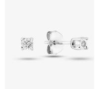 9ct White Gold Diamond 0.03ct Stud Earrings SKE26676-03 (WG)