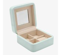 T.H.Baker Women's Sophia Blue Lift Up Square Wooden Jewellery Box SP3332 T.H.Baker Blue