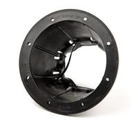 T-H Marine CBK-4-DP Cable Boot with Ring - 4.5", Black