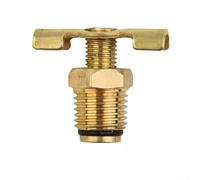 T-Handle Drain Valve for Compressed Air Equipment with 1/4 For BSP Thread and Brass Body Construction