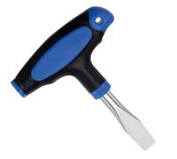 T Handle Flat Head Screwdriver 9mm Large Blade Design for Easy Grip and High Torque Suitable for Heavy Duty Repair Tasks