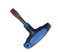 T Handle Flat Head Screwdriver, Ergonomic Hand Tool, Ring Screwdriver, Multi-Bit Nut Driver, Portable Precision Repair Tool for Assembly, Replacement