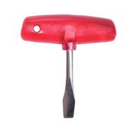 T Handle Flat Head Screwdriver - Ergonomic Pocket Screwdriver with T Handle - Ring Door Tool, Multi-Bit Nut Driver, Portable Assembly Replacement for Pre Repair