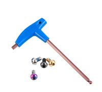 T-Handle Hex Key Set Portable Beveled Tips Allen Wrench with Two-End Design | Multipurpose Hex Tools for Mechanical Maintenance, Builds, Repairs of Equipment, We