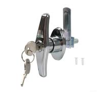 T-Handle Lock Kit for Truck - Keyed Alike Zinc Alloy Security Latch for Camper Shells & Trailers - Fits 33mm Thickness