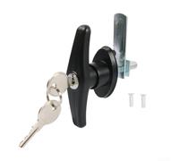 T-Handle Lock Kit for Truck - Keyed Alike Zinc Alloy Security Latch for Camper Shells & Trailers - Fits 33mm Thickness