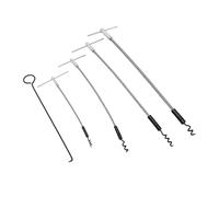 T Handle Packing Removal Tool Set, Complete 5 Pieces | Ergonomic design for reduced strain, Includes bent and spiral hooks, High strength for reliable extraction, Essential for