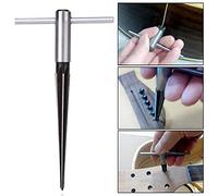 T Handle Reamer Tool, Taper Reamer for Guitar Luthier, Bridge Pin Hole Hand Held Tool, Precision Cutting Instrument for Woodworker, Hobbyist, and Musical Instrument Repair
