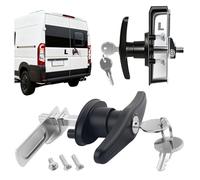 T-Handle Truck Top Lock Kit with Locking Camera and 2 Pieces Keys, Heavy Duty Trailer Housing Lock to Replace Old Parts, Practical Truck Cover Locks