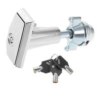 T Handle Vending Machine Lock with Keys Zinc Alloy Silver