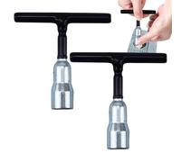 T Handle Wing Nut Driver - Steel Key Socket Tools, Robust Hand Wrench, Short Connection, Mechanical Assembly Repair, Maintenance Equipment for Workshop Maintenance Devices, Work Area