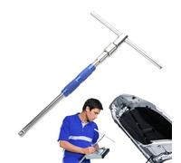 T-Handle Wrench for Socket Driver - Detachable Speed T-Handle Manual Wrench, Fits 1/2 and 3/8 Inch Drive, High-Strength Long-Reach Tool for Car Maintenance Engine Repair DIY Workshop