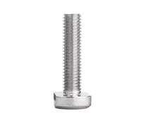 T-head screw 1/2/3/5/10Pcs M5 M6 M8 M10 M12 Stainless Steel T-shaped Slot Pressure Plate Square Screw Bolt(25mm,1Pc M12)