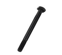 T-head screw M6 M8 M10 M12 M14 M16 Strength Black Carbon Steel Half Thread External Hexagon Screw Bolt(150mm,M8-1pcs)